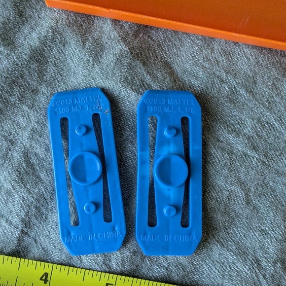 Hot Wheels Track Pieces 11" 9" Connectors Orange Blue Car Toys Kids Loose 6pc In - Picture 6 of 6